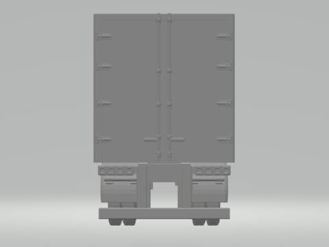 Trailer box brazil 80 3D Принт Модель