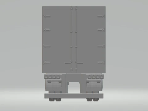 Trailer box brazil 80 3D Print Model