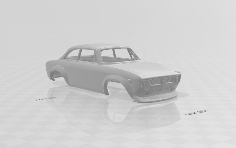 Alfa romeo custom 3D Принт Модель .c4d .max .obj .3ds .fbx .stl .blend 