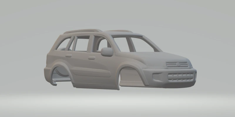 Toyota rav 4 3D Print Model .c4d .max .obj .3ds .fbx .stl .blend 