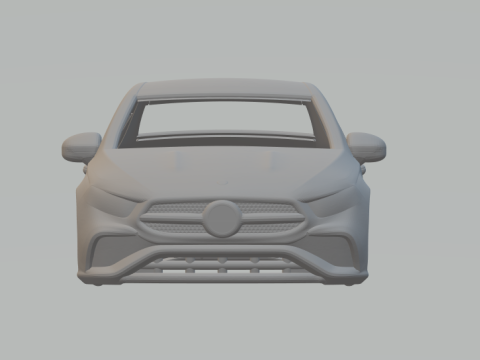 Mercedes benz class a sedan 3D Print Model