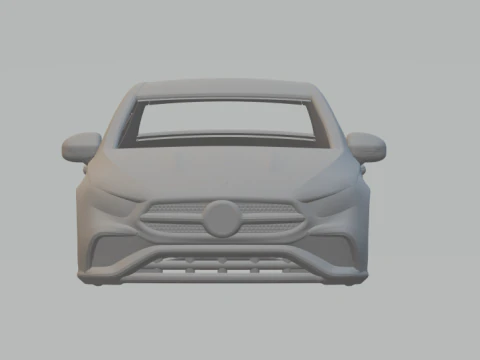 Mercedes benz class a sedan 3D Print Model