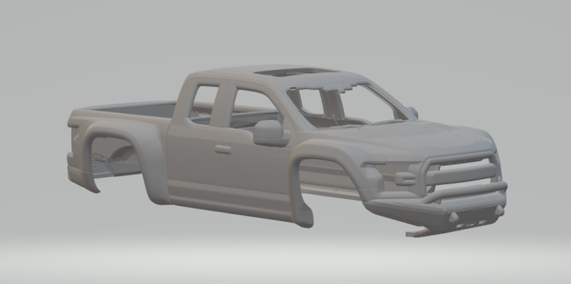 F150 3D Принт Модель .c4d .max .obj .3ds .fbx .stl .blend 