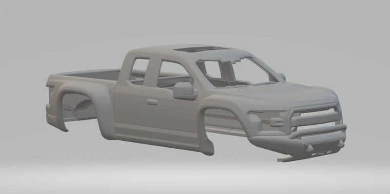 F150 3D Print Model .c4d .max .obj .3ds .fbx .stl .blend 