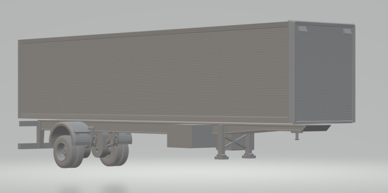 Trailer box brazil 3D 프린트 모델 .c4d .max .obj .3ds .fbx .stl .blend