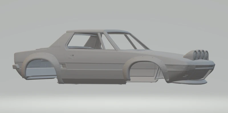Fiat x19 rally 3D Print Model .c4d .max .obj .3ds .fbx .stl .blend