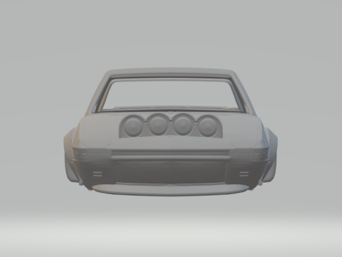 Fiat x19 rally 3D 打印模型