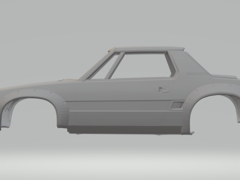 Fiat x19 rally 3D 打印模型