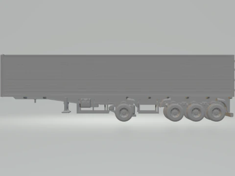 Trailer box long brazil 3D Print Model