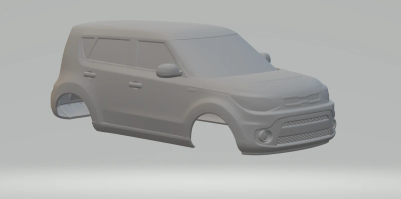 Kia soul 3D Print Model .c4d .max .obj .3ds .fbx .stl .blend 
