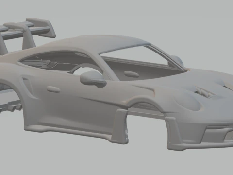 Porsche 911 GT3 2022 3D Print Model