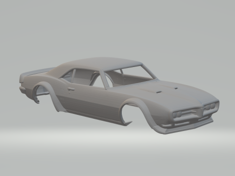 Pontiac firebird custom Modello di stampa 3D