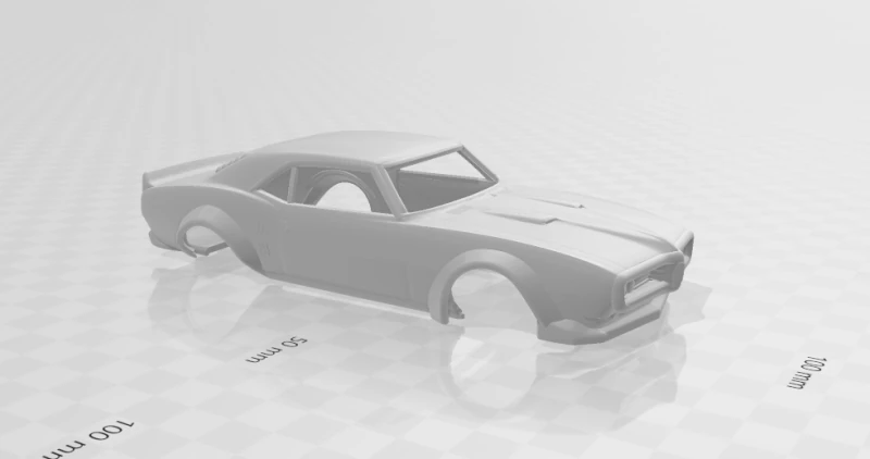 Pontiac firebird custom 3D Print Model .c4d .max .obj .3ds .fbx .stl .blend