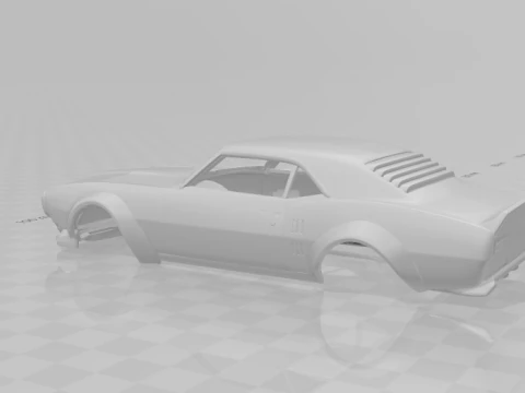 Pontiac firebird custom 3D Print Model