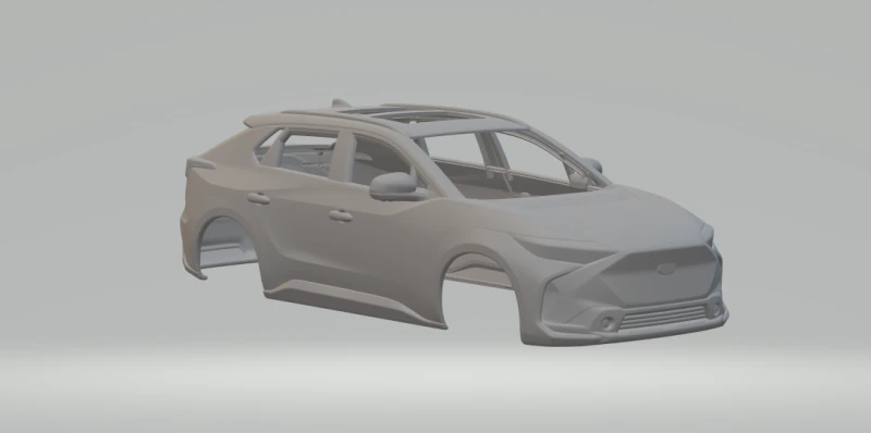 Subaru solterra hybrid 3D Print Model .c4d .max .obj .3ds .fbx .stl .blend