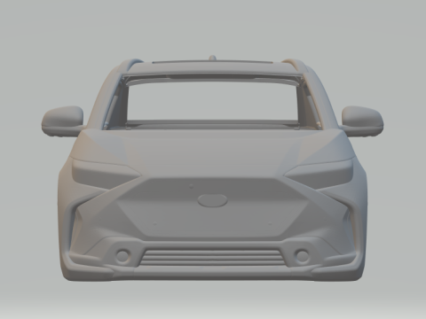 Subaru solterra hybrid 3Dプリントモデル