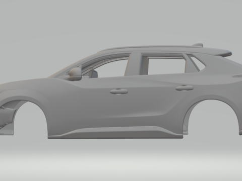Subaru solterra hybrid 3Dプリントモデル