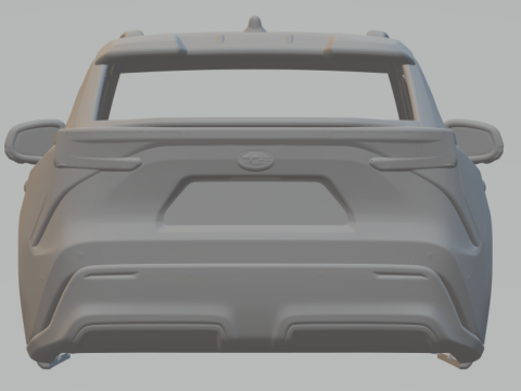 Subaru solterra hybrid 3Dプリントモデル