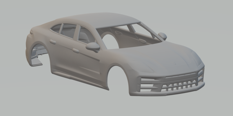 Porsche Panamera Turbo Hybrid Modelo de Impressão 3D .c4d .max .obj .3ds .fbx .stl .blend