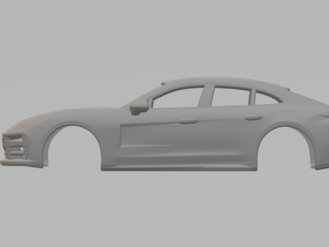 Porsche Panamera Turbo Hybrid Modelo de Impressão 3D