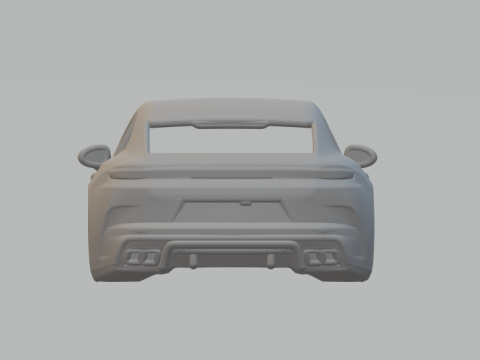 Porsche Panamera Turbo Hybrid Modelo de Impressão 3D