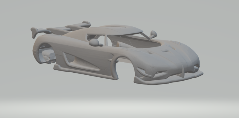 Koenigsegg Agera 3D-Druckmodell .c4d .max .obj .3ds .fbx .stl .blend