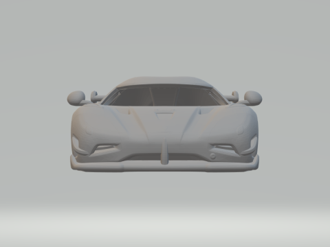 Koenigsegg Agera 3D-Druckmodell