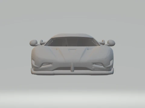 Koenigsegg Agera 3D Print Model