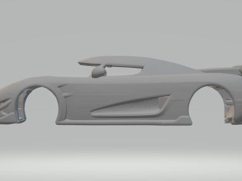 Koenigsegg Agera 3D-Druckmodell