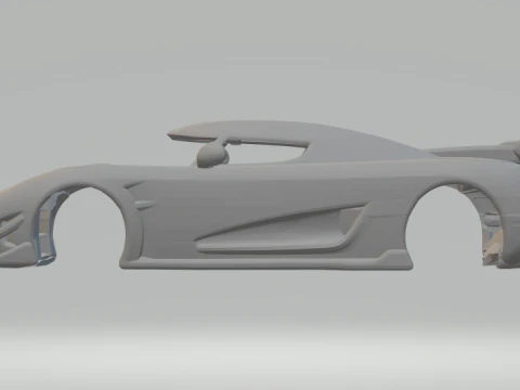 Koenigsegg Agera 3D Print Model