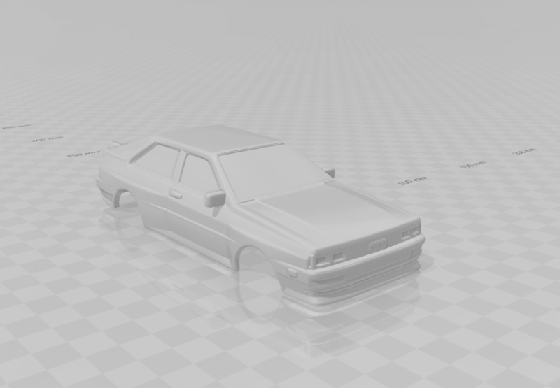 Audi Quattro closed 3D 打印模型 .c4d .max .obj .3ds .fbx .stl .blend