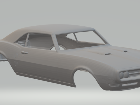 Firebird trans am 68 3D Print Model