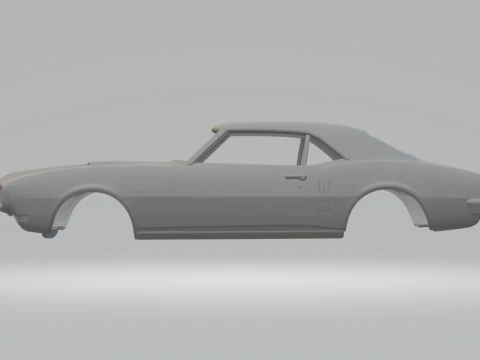 Firebird trans am 68 3D Print Model