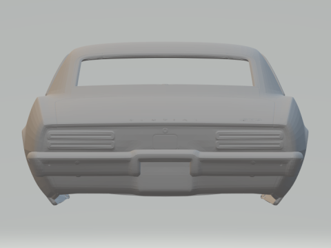 Firebird trans am 68 3D-printmodel