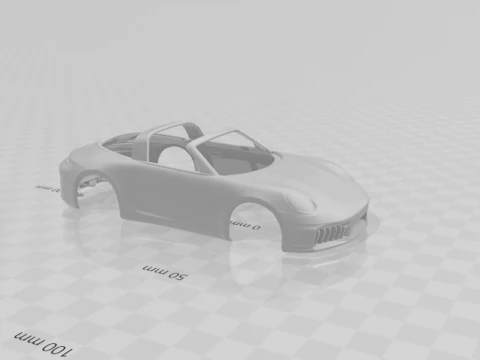 Targi Porsche 911 Model do druku 3D
