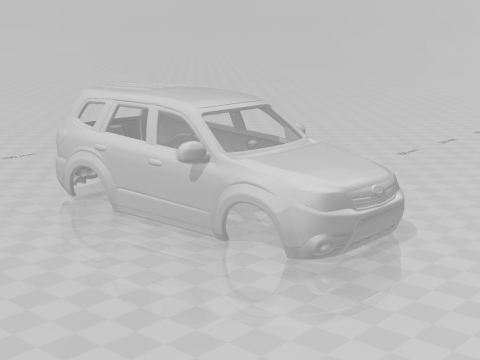 Subaru forester 3D Принт Модель
