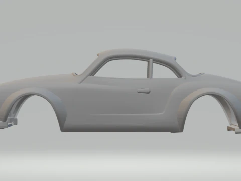 Karmann ghia race 3D Print Model