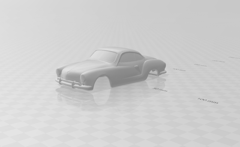 Karmann ghia closed 3D Принт Модель .c4d .max .obj .3ds .fbx .stl .blend 