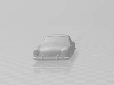 Karmann ghia closed 3D Принт Модель