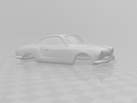 Karmann ghia closed 3D Принт Модель