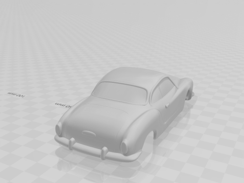 Karmann ghia closed 3D Принт Модель