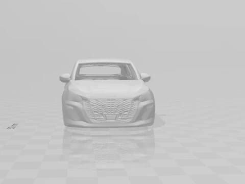 Peugeot 208 3D Print Model