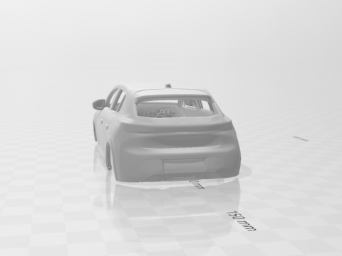 Peugeot 208 Modelo de impresión 3D