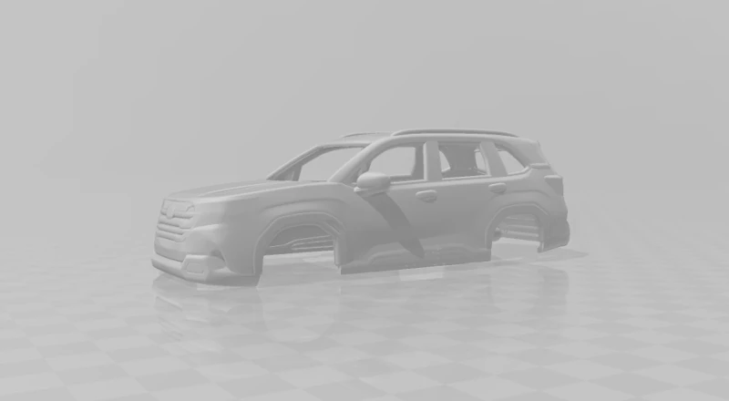 스바루 포레스터 3D 프린트 모델 .c4d .max .obj .3ds .fbx .stl .blend 