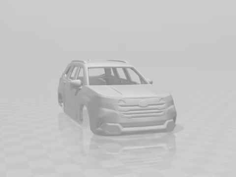 스바루 포레스터 3D 프린트 모델