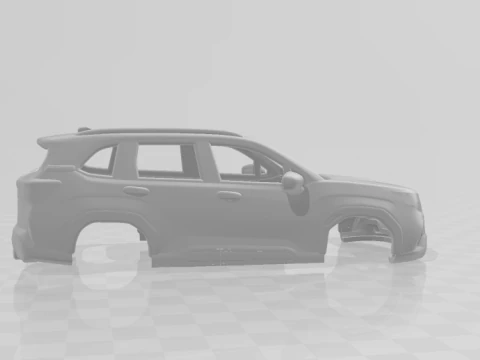 스바루 포레스터 3D 프린트 모델