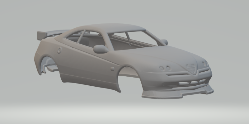 Alfa gtv 3D Принт Модель .c4d .max .obj .3ds .fbx .stl .blend 