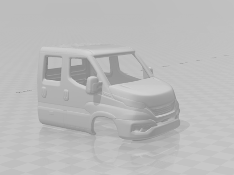 Iveco daily crew cab Model do druku 3D