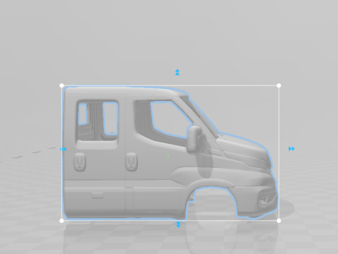 Iveco daily crew cab Model do druku 3D