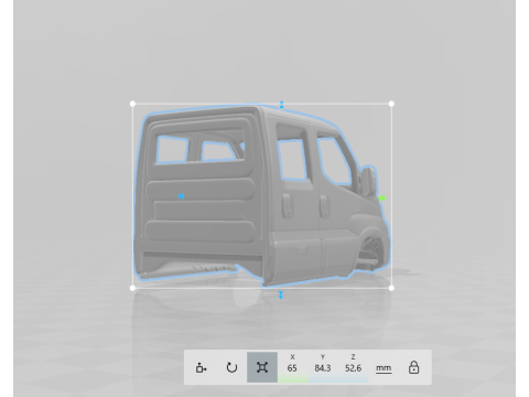 Iveco daily crew cab Model do druku 3D